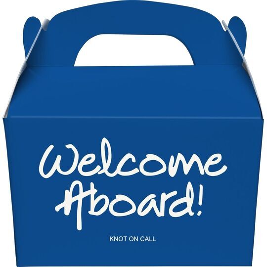 Studio Welcome Aboard Gable Favor Boxes